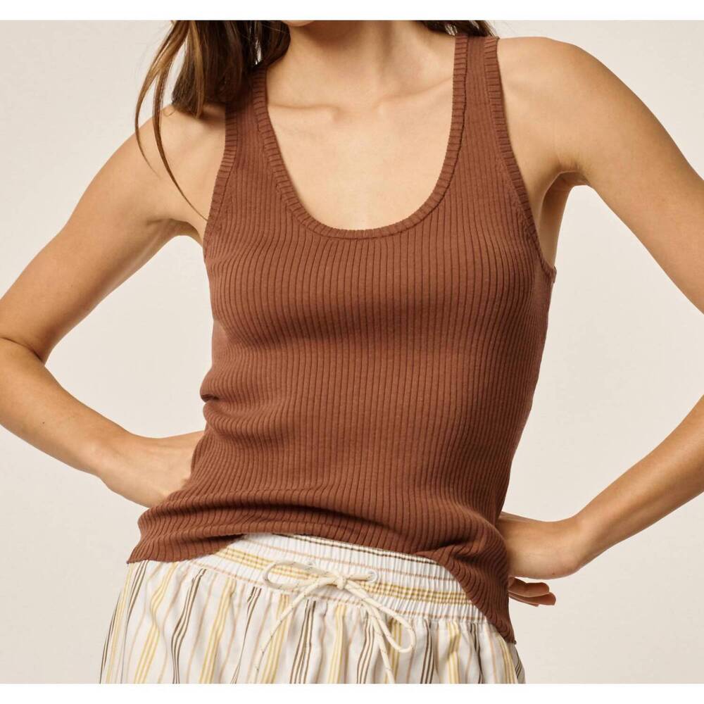NEW ONCEPT parros tank in mocha